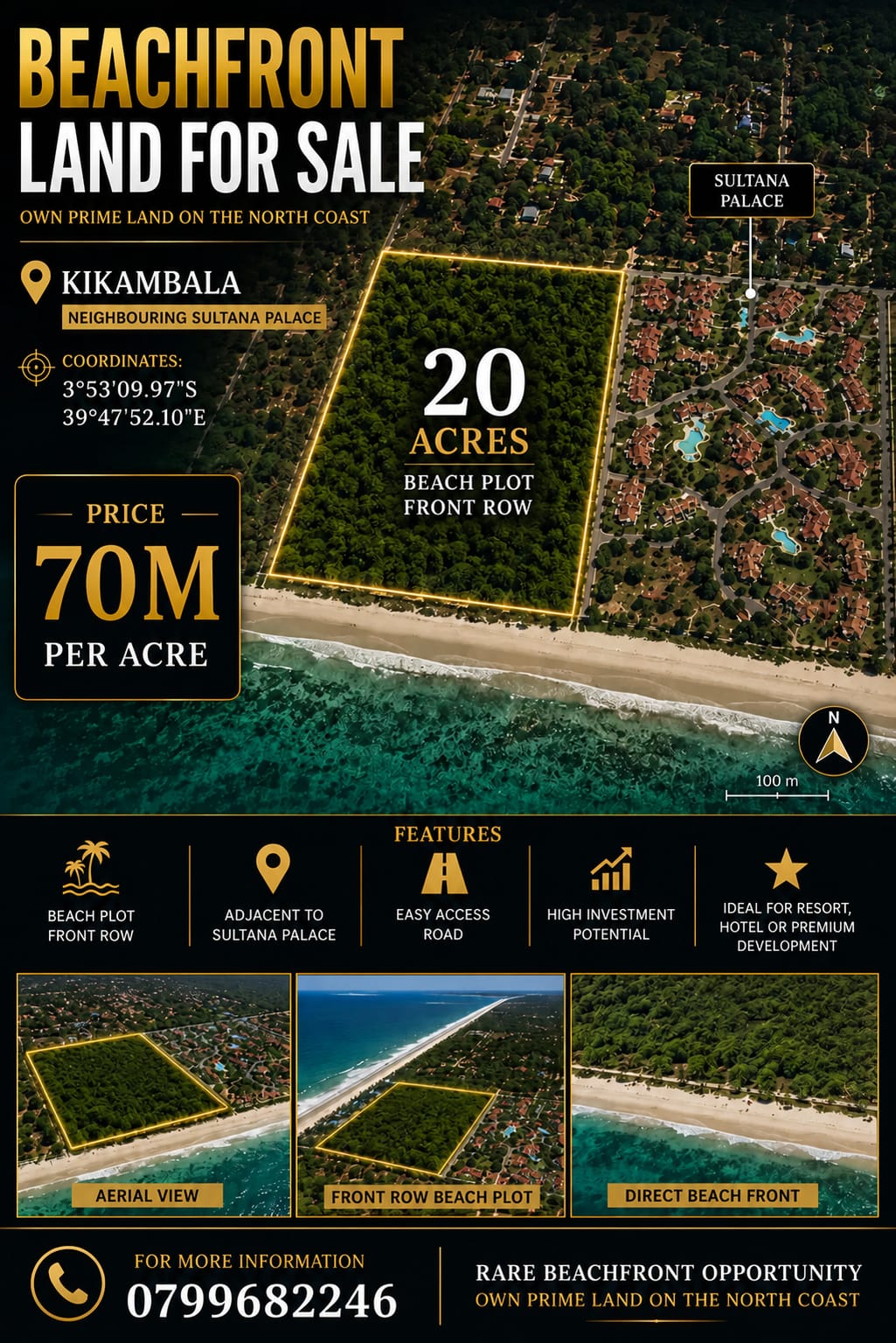 Kikambala Beach Land
